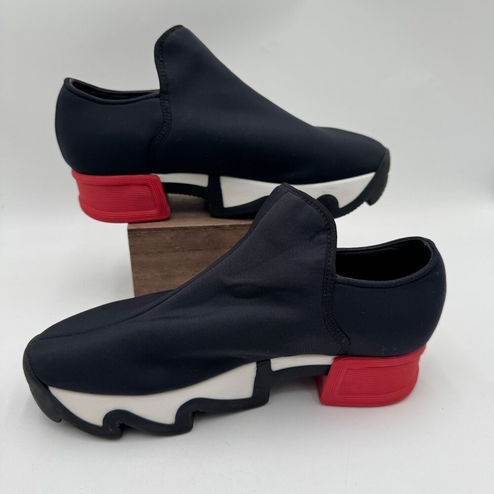 iRi Black/Red Neoprene Sneakers Woman’s size 39